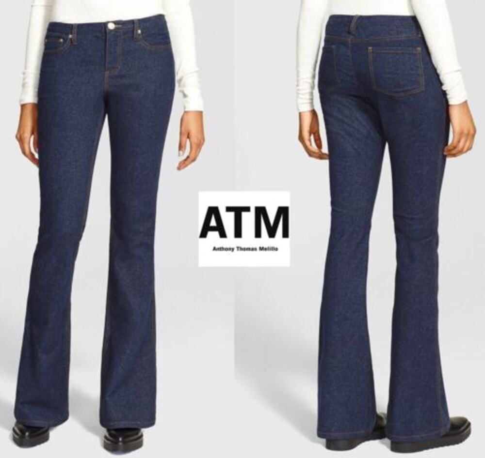 ATM Anthony Thomas Melillo Brushed Flare Jean - Blue - 0